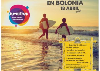 El Área de Juventud de Fuengirola organiza el 18 de abril una excursión a Bolonia para practicar surf